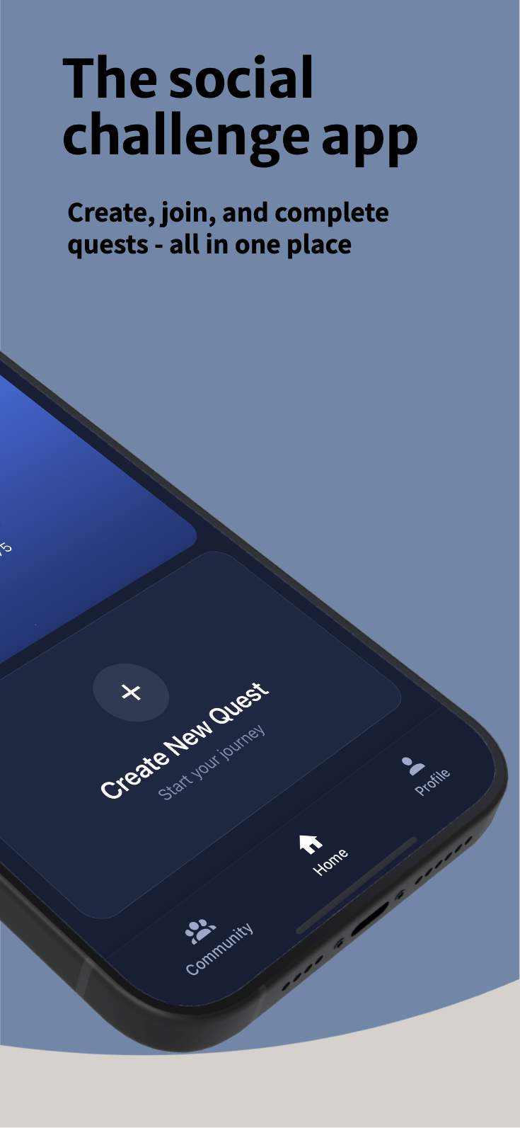 Daily check-in interface