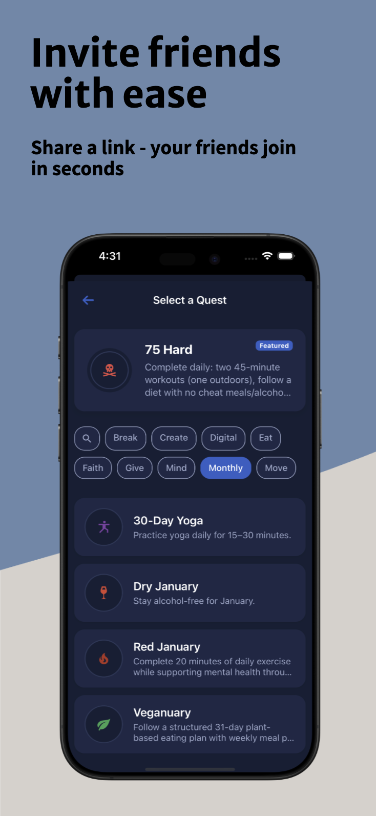 Create new quest