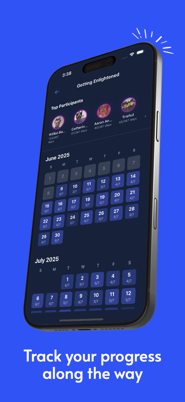 Friends activity feed